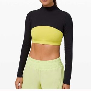 Lululemon LA Super Cropped Long Sleeve top!